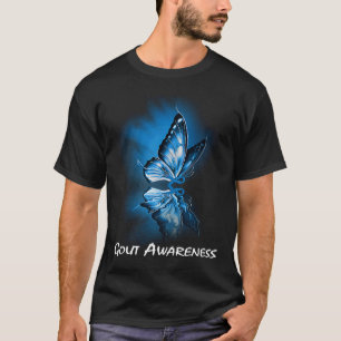 Butterfly Ribbon Gout-Bewusstsein T-Shirt