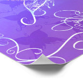 Butterfly Ribbon Poster (Ecke)