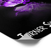 Butterfly-Ribbon-Turner-Syndrom Poster (Ecke)