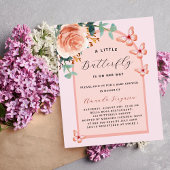 Butterfly Rose Gold Blumenzange Kinderdusche