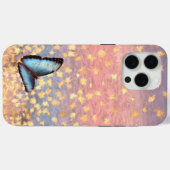 Butterfly Rose Gold Flakes Abstraktes Design Case-Mate iPhone Hülle (Rückseite (Horizontal))