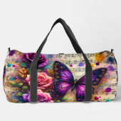 Butterfly-Rose - Musikmalerei Duffle Bag (Vorderseite)