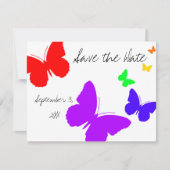 Butterfly Save the Date (Vorderseite)