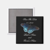 Butterfly Save the Date Magnet (Vorderseite/Rückseite)