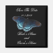 Butterfly Save the Date Magnet (Vorne)