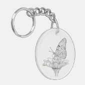 Butterfly-Schlüsselanhänger Schlüsselanhänger (Vorderseite links)