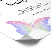 Butterfly-Schnuller-Jagd Kinderduschenspiel Poster (Ecke)