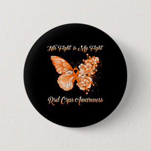 Butterfly sein Kampf ist mein Kampf Rsd Crps Bewus Button