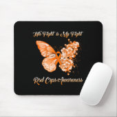 Butterfly sein Kampf ist mein Kampf Rsd Crps Bewus Mousepad (Mit Mouse)