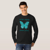 Butterfly Sein Kampf ist mein Kampf Skleroderma Aw T-Shirt (Vorne ganz)
