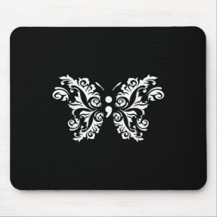 Butterfly Semicolon Mental Health Awareness Warrio Mousepad