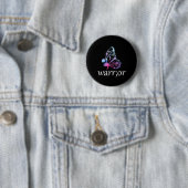 Butterfly Semicolon Warrior Suicide Prevention Awa Button (Beispiel)