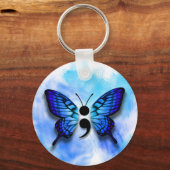 Butterfly Semikolon Schlüsselanhänger (Vorderseite)