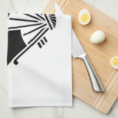 Butterfly-shaped fans (Ageha) Geschirrtuch (Viertel Falte)