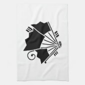 Butterfly-shaped fans (Ageha) Geschirrtuch (Vertikal)