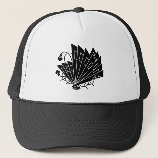 Butterfly-shaped fans (Hi-ohgi cho) Truckerkappe (Vorderseite)