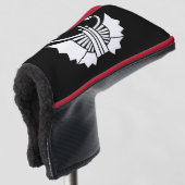 Butterfly-shaped fans (Kocho) Golf Headcover (3/4 Vorderseite)