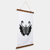 Butterfly-shaped fans (Kocho) Wandteppich Mit Holzrahmen (Gewinkelt)