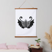 Butterfly-shaped fans (Kocho) Wandteppich Mit Holzrahmen (Schlafzimmer)