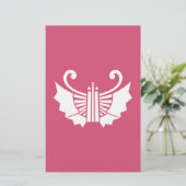 Butterfly-shaped fans (Ogi kocho) Briefpapier (Stehend Vorderseite)