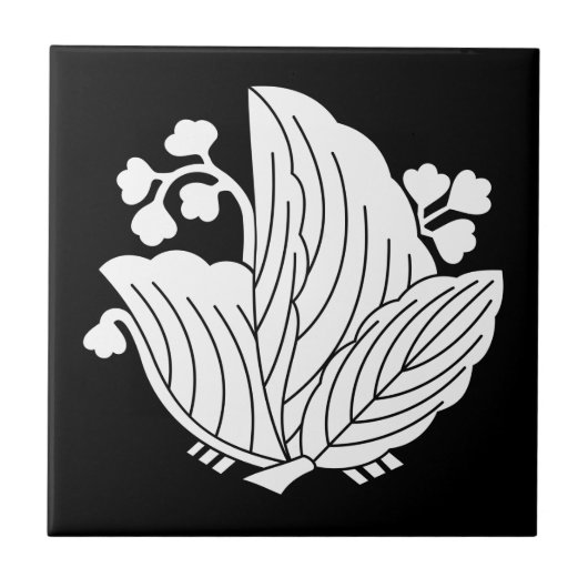 Butterfly-shaped paulownia fliese (Vorderseite)