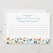 Butterfly Share eine Speicherkarte für den Members Einladung (Vorderseite)