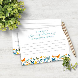 Butterfly Share einer Speicherkarte Einladung