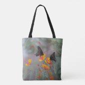 Butterfly Shopping Bag - Zwei Schmetterlingsgarten Tasche (Rückseite)