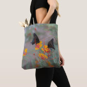 Butterfly Shopping Bag - Zwei Schmetterlingsgarten Tasche (Von Nahem)