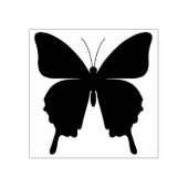 Butterfly Silhouette Art Gummi Briefmarke Gummistempel (Prägung)