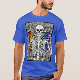 Butterfly Skeleton Fairycore Ästhetik T-Shirt