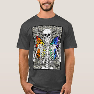 Butterfly Skeleton Fairycore Ästhetik T-Shirt