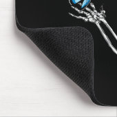 Butterfly Skeleton Retro Halloween Mousepad (Ecke)