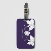 Butterfly Sketch Gepäckmarke Gepäckanhänger (Vorderseite Vertikal)