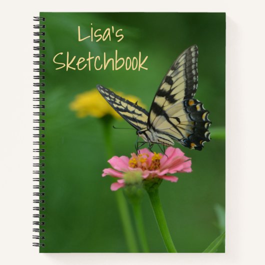 Butterfly Sketch Notizblock (Vorderseite)