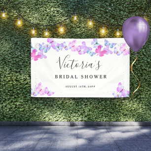 Butterfly Skies Schöne Schmetterlinge Brautparty Banner