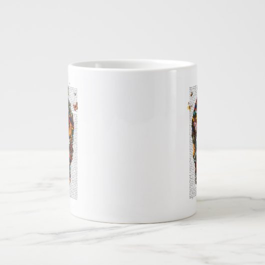 Butterfly Skull Jumbo-Tasse (Vorderseite)