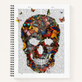 Butterfly Skull Notizblock (Vorderseite)
