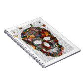 Butterfly Skull Notizblock (Rechte Seite)