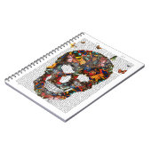 Butterfly Skull Notizblock (Linke Seite)
