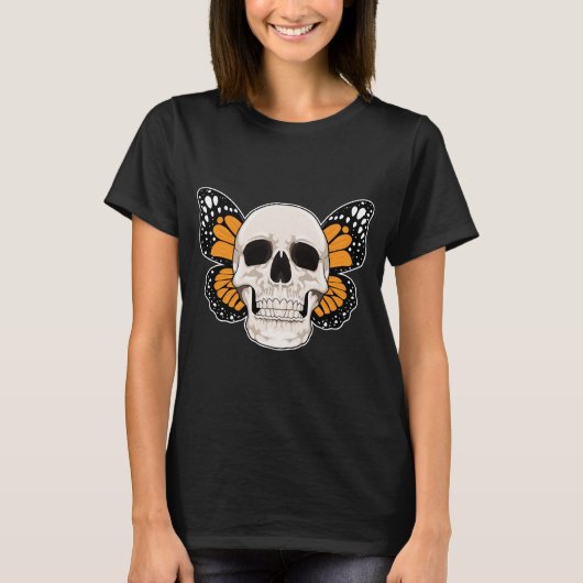 Butterfly Skull T-Shirt (Vorderseite)