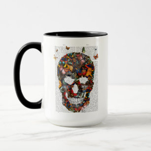 Butterfly Skull Tasse