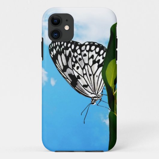 Butterfly & Sky Case-Mate iPhone Hülle (Rückseite)