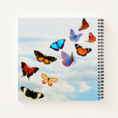 Butterfly Sky Notizblock (Rückseite)