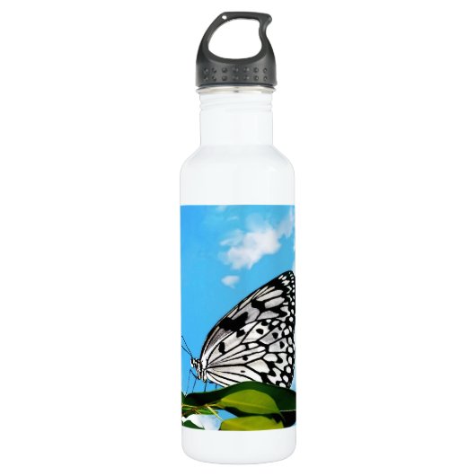 Butterfly & Sky Trinkflasche (Vorderseite)