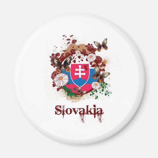 Butterfly Slowakei Magnet (Vorne)