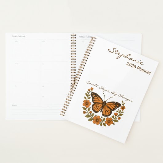 Butterfly Small Steps Big Changes Planner Planer (Anzeige)