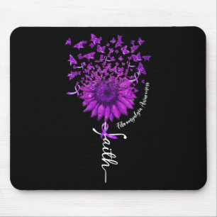 Butterfly Sonnenblume Fibromyalgie Bewusstsein 1 Mousepad