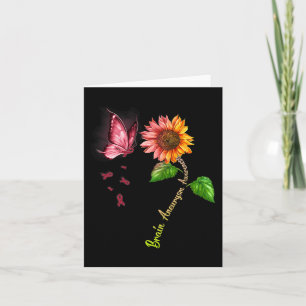 Butterfly Sonnenblume Gehirn Aneurysm Bewusstsein Karte