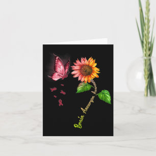 Butterfly Sonnenblume Gehirn Aneurysm Bewusstsein Karte